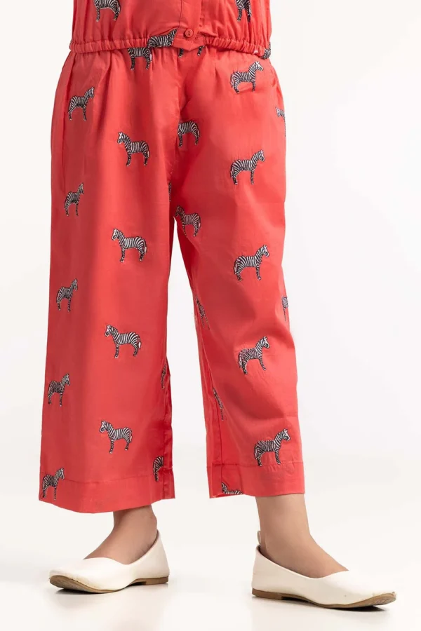 Toddler Girl Red Trouser